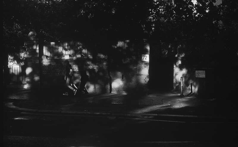2026-06-03 / IMG_-27 — Hampstead — shot on OM-4 Ti — Agfa APX 400 Black & White