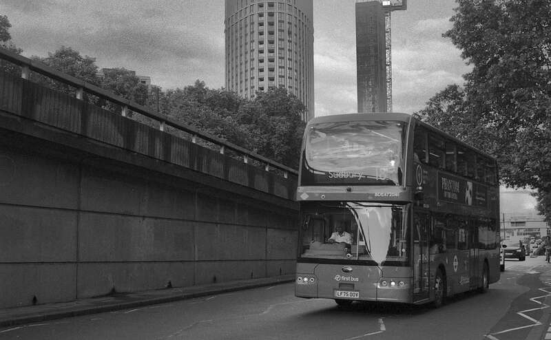 2026-06-03 / IMG_-6 — Paddington — shot on OM-4 Ti — Agfa APX 400 Black & White